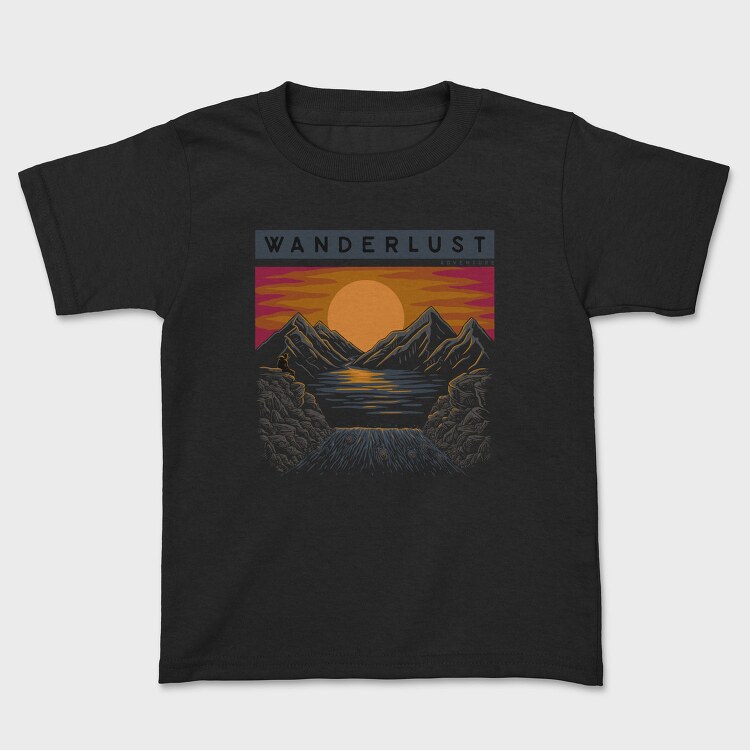 Wanderlust Adventure, Tricou Copii