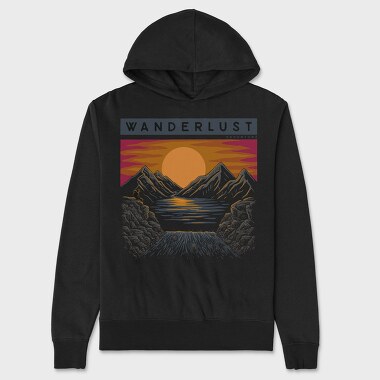 Wanderlust Adventure, Hanorac Oversize Barbati (Unisex)