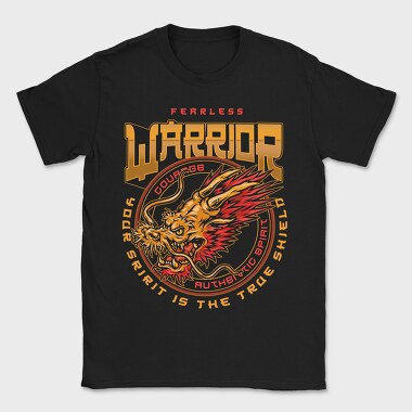 Warrior Dragon Shield, Tricou Barbati (Unisex)
