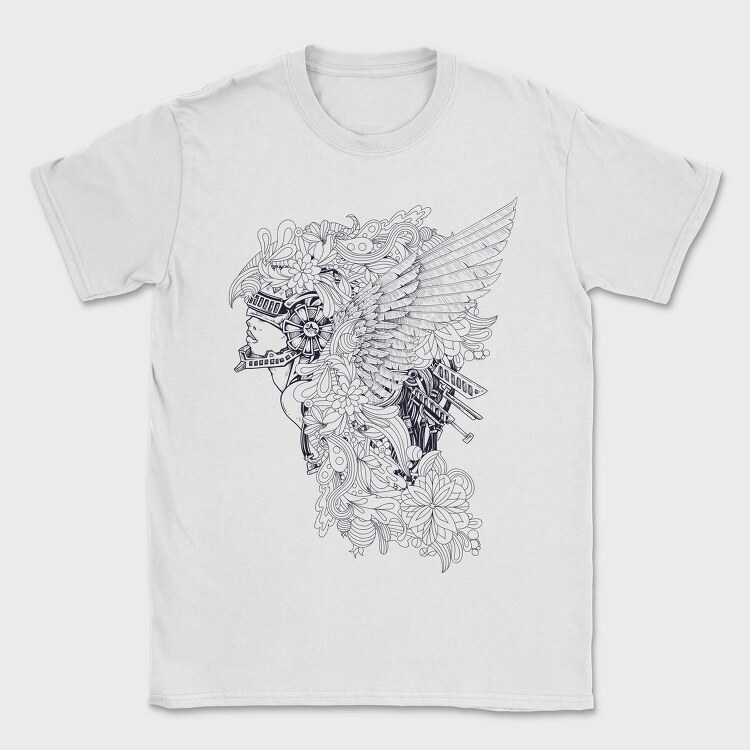 Warrior Wings, Tricou Barbati (Unisex)