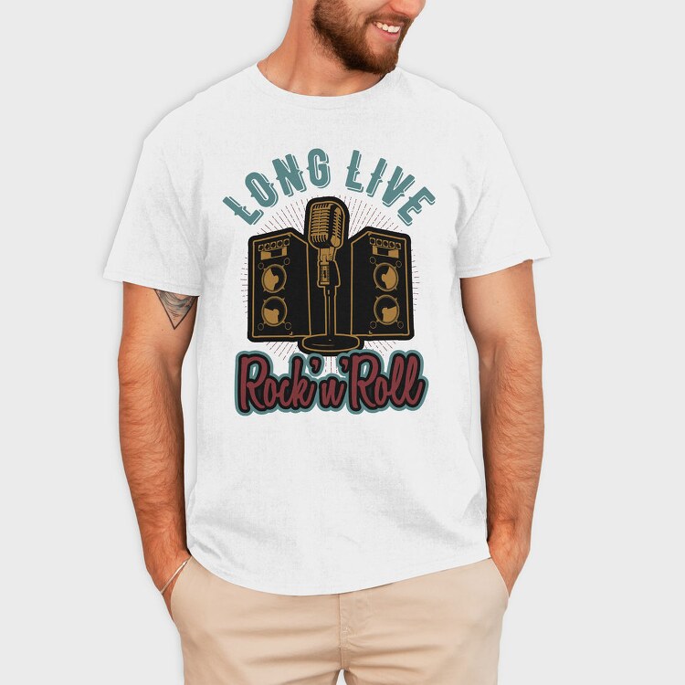 Rock Live Speakers, Tricou Barbati (Unisex)