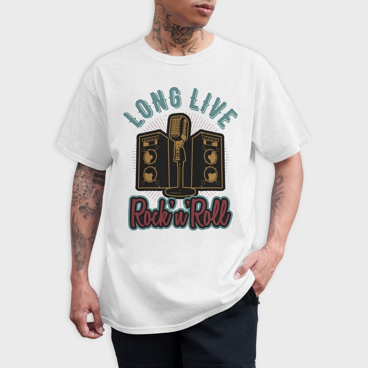 Rock Live Speakers, Tricou Barbati (Unisex)