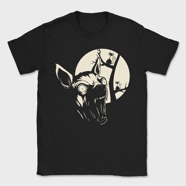 Wolf Howl Moon Cat, Tricou Barbati (Unisex)