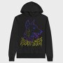 Wolf Howl Night Watch, Hanorac Oversize Barbati (Unisex)