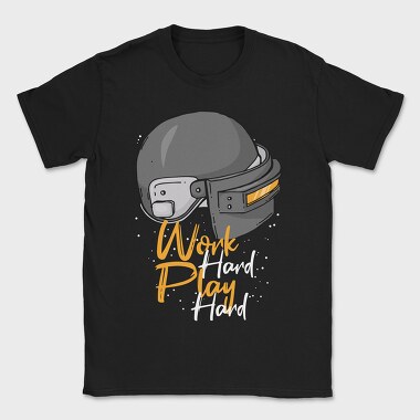 Work Hard Play Hard, Tricou Barbati (Unisex)