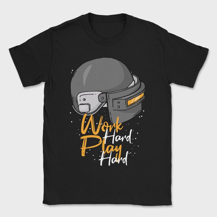 Work Hard Play Hard, Tricou Barbati (Unisex)