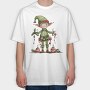 Elf Christmas Ornament, Tricou Oversize Barbati (Unisex)