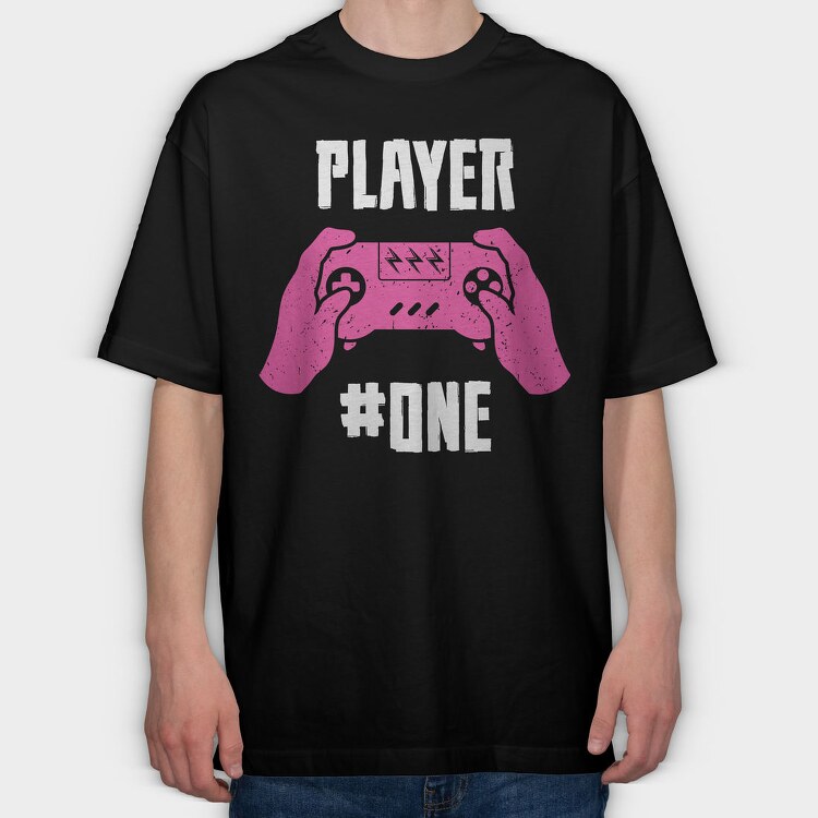 Pink Thunder Game, Tricou Oversize Barbati (Unisex)