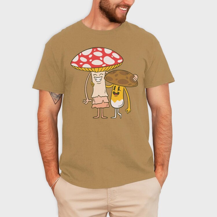 Mushrooms, Tricou Barbati (Unisex)