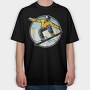 Snowboarders Edge, Tricou Oversize Barbati (Unisex)