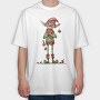 Elf Christmas Ornaments, Tricou Oversize Barbati (Unisex)