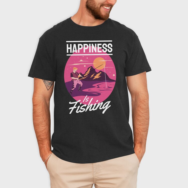 Fishing Is Life, Tricou Barbati (Unisex)
