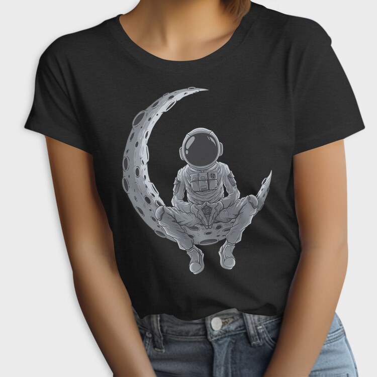 Astronaut Moon Meditation, Tricou Femei