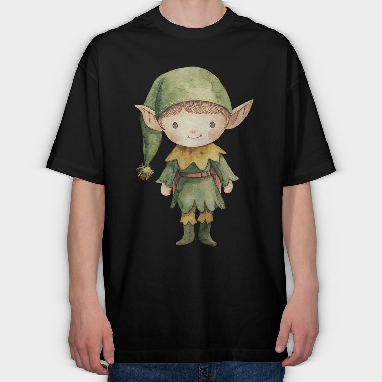Elf Adventurer Hat, Tricou Oversize Barbati (Unisex)
