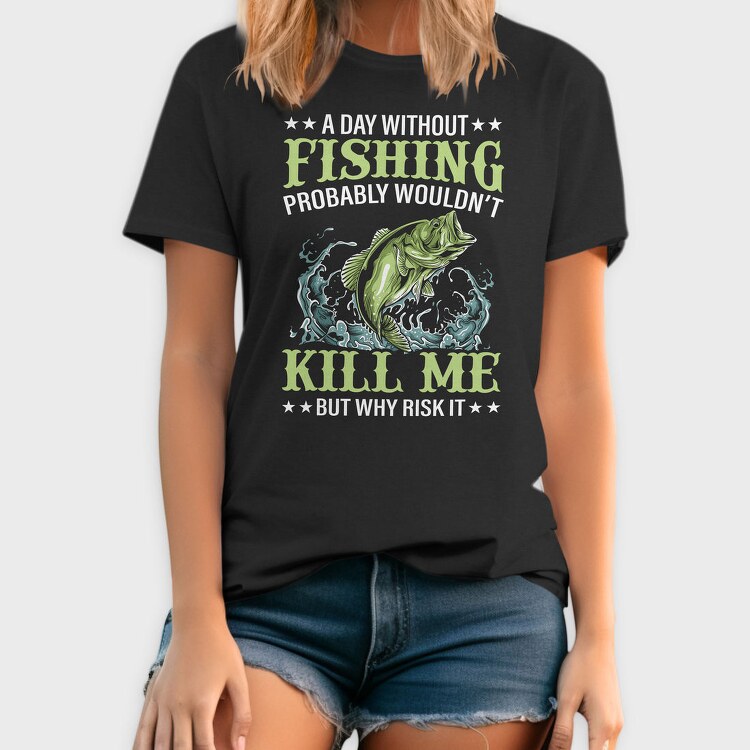 Fishing Kill Me, Tricou Barbati (Unisex)