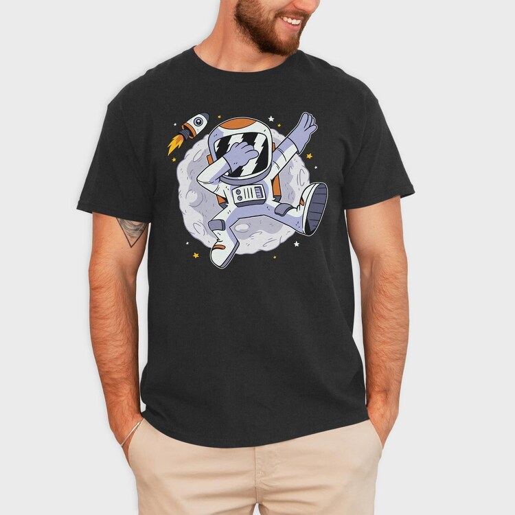 Astronaut Dabbing, Tricou Barbati (Unisex)
