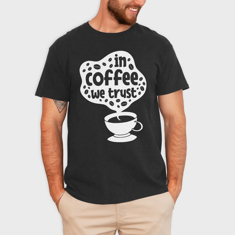 Coffee Trust Beans, Tricou Barbati (Unisex)