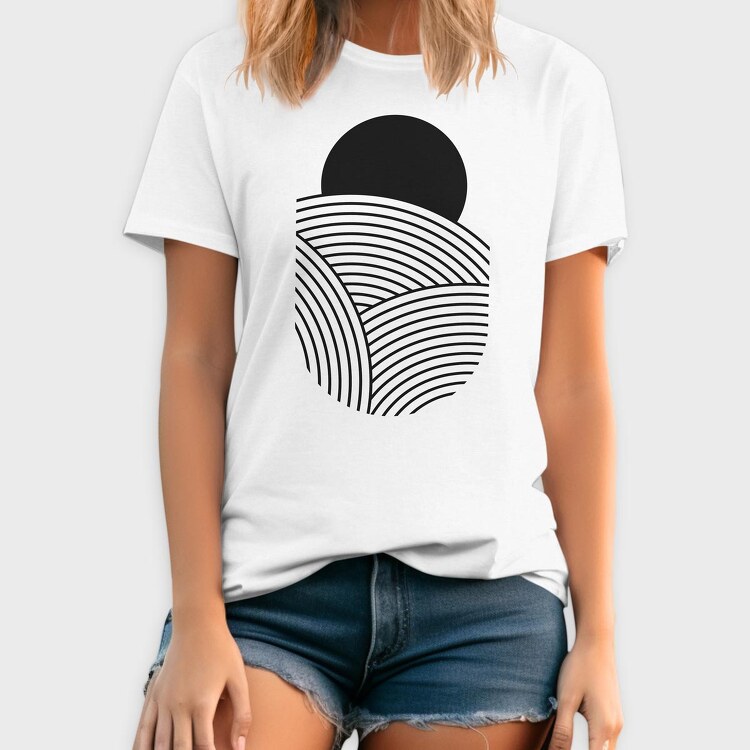 Minimal Geometric01, Tricou Barbati (Unisex)