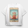 Tarot Card the Donut, Tricou Oversize Barbati (Unisex)