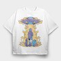 Take Me With You Ufo, Tricou Oversize Barbati (Unisex)
