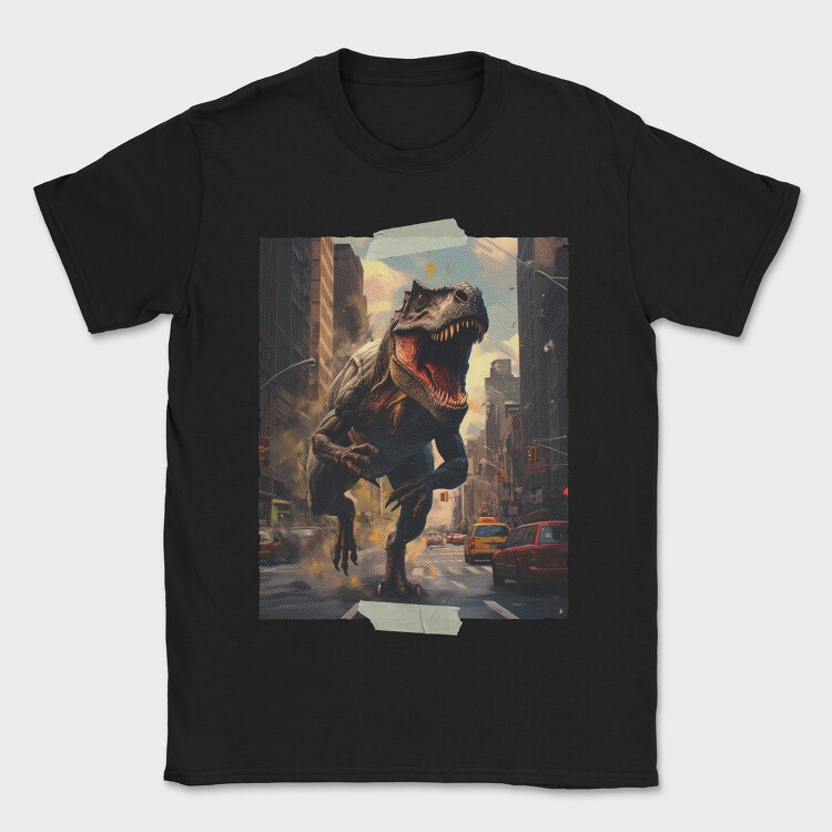 T Rex Graphic, Tricou Barbati (Unisex)