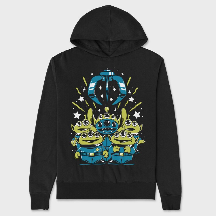 Alien Planet Explorer, Hanorac Oversize Barbati (Unisex)