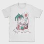 Surfer Santa Beer, Tricou Barbati (Unisex)