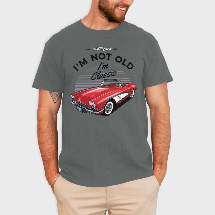1961 Chevrolet Corvette, Tricou Barbati (Unisex)