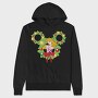 Aurora Holiday Wreath, Hanorac Oversize Barbati (Unisex)