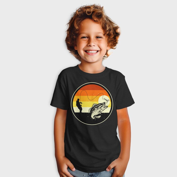 Fishing Sunset, Tricou Copii