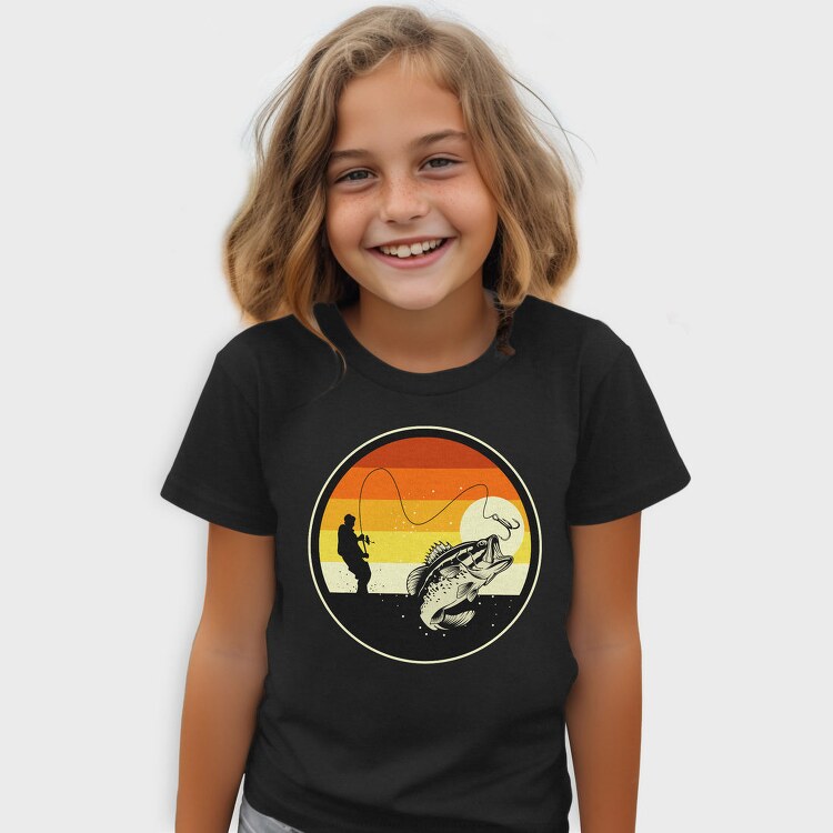 Fishing Sunset, Tricou Copii