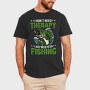 Fishing Therapy Bass, Tricou Barbati (Unisex)