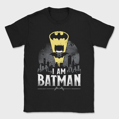 Batman Cityscape, Tricou Barbati (Unisex)