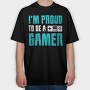 Proud Gamer Tee, Tricou Oversize Barbati (Unisex)