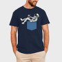 Astronaut Pocket Beer, Tricou Barbati (Unisex)