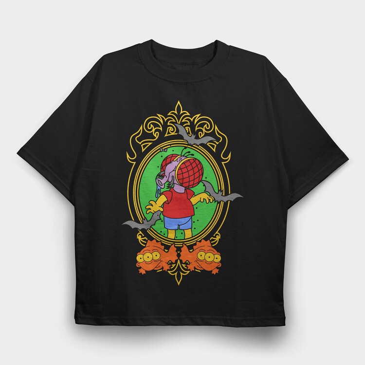 Batmans Ghost, Tricou Oversize Barbati (Unisex)