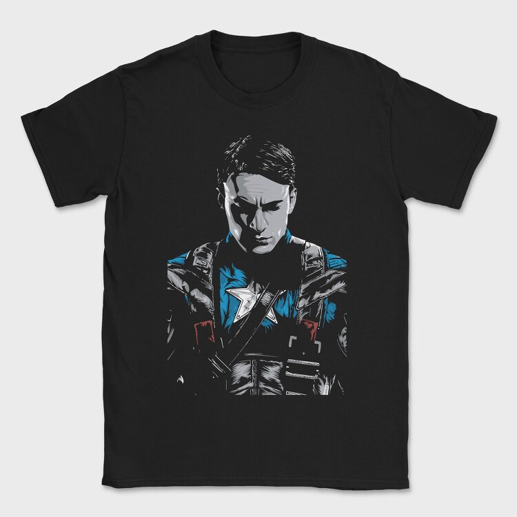 Blue Feathered Warrior, Tricou Barbati (Unisex)