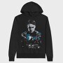 Blue Feathered Warrior, Hanorac Oversize Barbati (Unisex)