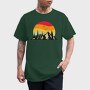 Mountain Sunset, Tricou Barbati (Unisex)