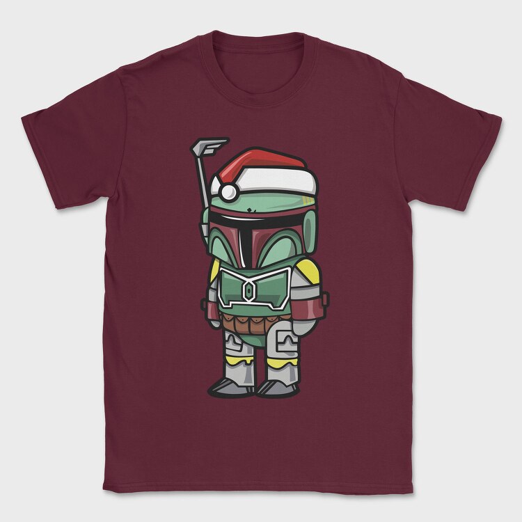 Boba Fett Xmas, Tricou Barbati (Unisex)