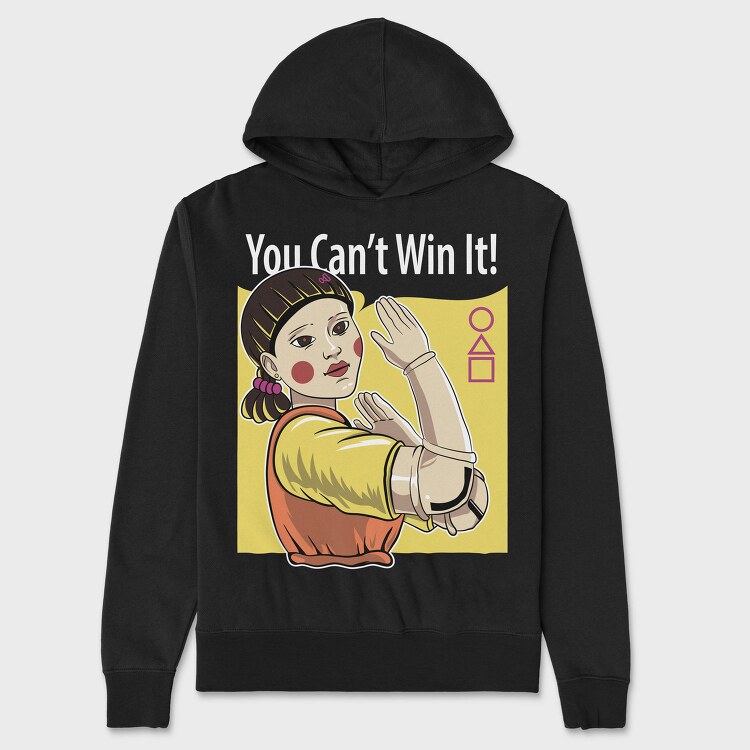 Chinese Girl Yoga, Hanorac Oversize Barbati (Unisex)