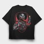 Cyberpunk Warrior, Tricou Oversize Barbati (Unisex)