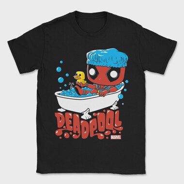Deadpool Bath Time, Tricou Barbati (Unisex)
