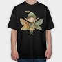 Elf Fairy Hat, Tricou Oversize Barbati (Unisex)