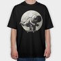 Moonboarder, Tricou Oversize Barbati (Unisex)