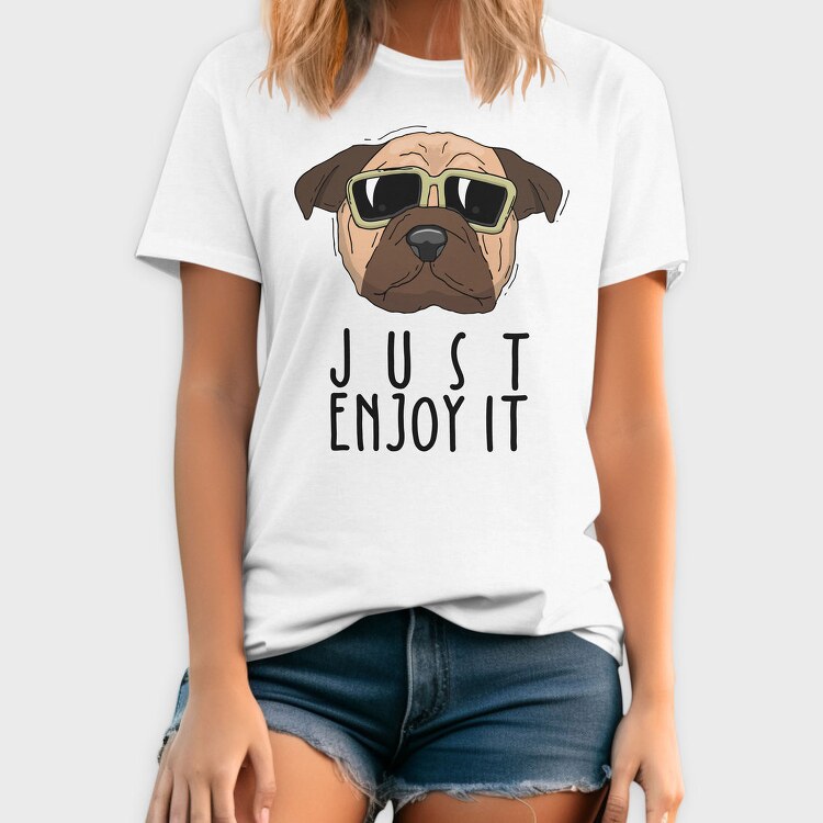 Pug Cool Vibes, Tricou Barbati (Unisex)