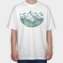 Mountain Wave, Tricou Oversize Barbati (Unisex)