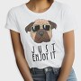 Pug Cool Vibes, Tricou Femei