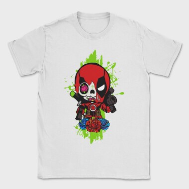 Deadpool Chibi Rose, Tricou Barbati (Unisex)