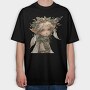 Elf Christmas Garden, Tricou Oversize Barbati (Unisex)